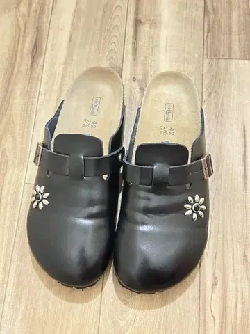 BIRKENSTOCK 보스턴 블랙 샌들 스터드 27cm
