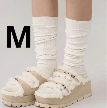 페이크 무스탕 벨트 슬립온 darich 다리치