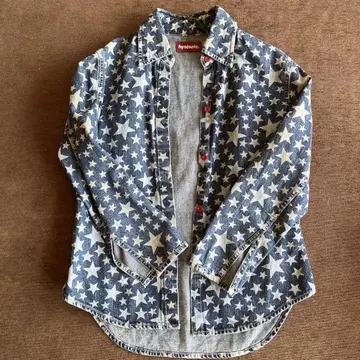 Hysteric Glamour 별 패턴 데님 자켓