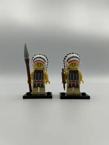 LEGO (레고) 미니 피규어 정품 레어 웨스턴 인디언 2체