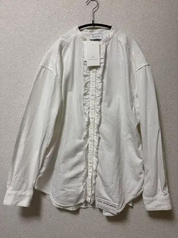[ 새상품 ] UNITED ARROWS UWSC DENIM 프릴 셔츠