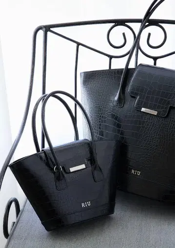 [ 새상품급 ] riu 핸드백 2way croco hand bag