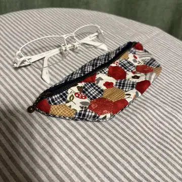 패치워크 퀼트 안경 케이스