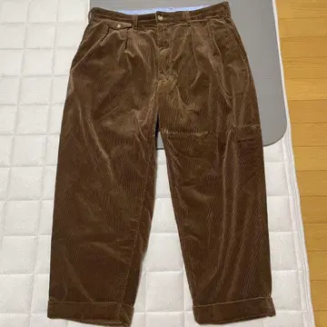 BEAMS 코듀로이 팬츠 XL 브라운