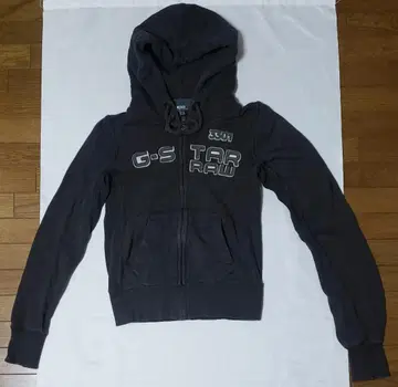 G-STAR RAW 짙은 갈색 후디 후드티