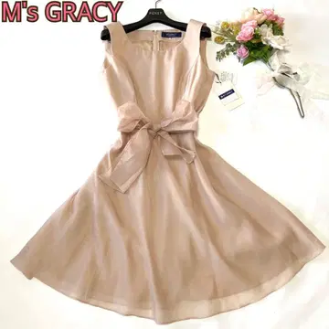 미사용 택 포함 M's GRACY 엠즈 그레이시 원피스 40 리본