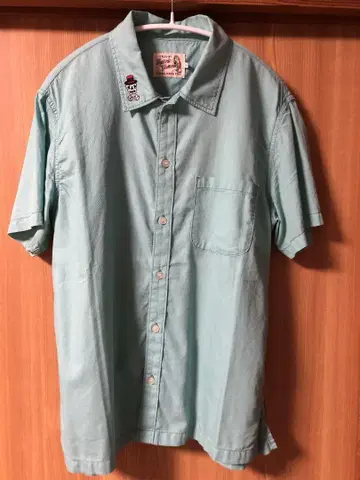 Hysteric Glamour 자수 반팔 볼링 셔츠