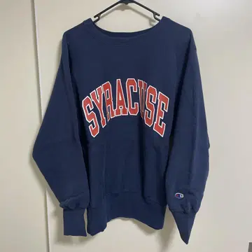 90s usa제 M 시라큐스 리버스 위브 자수 택