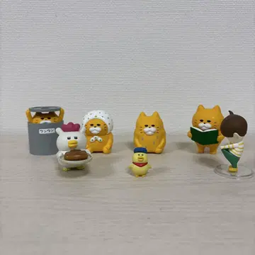 길고양이 삼총사 미니어처 피규어