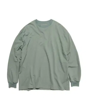 SOPHNET. L/S CREWNECK TOP KHAKI M