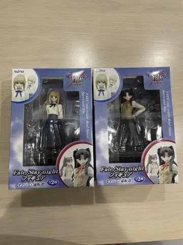 Fate 세이버&토오사카 린 피규어