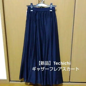 [ 택 포함 새상품 ] Techichi 개더 플레어 스커트