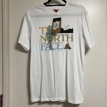 THE NORTH FACE 택 포함 새상품 그래픽 T셔츠 M 화이트