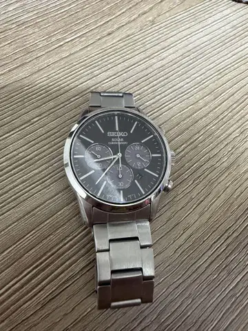 [정크제품] SEIKO 쿼츠 손목시계 크로노그래프 V175-0BJ0