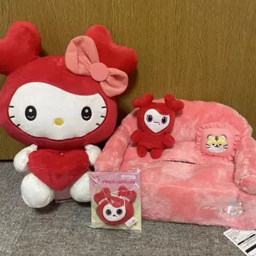 채영 GiGO TWICE LOVELY 티슈 커버 헤어핀 키티