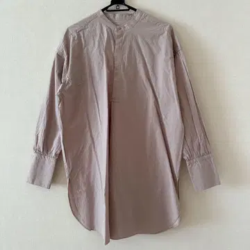 카구레 코튼 실크 튜닉 셔츠