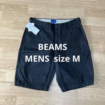 BEAMS 블랙 숏팬츠 M 사이즈