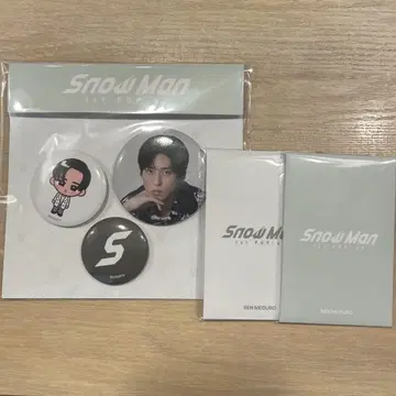 SnowMan 팝업 POPUP 메구로 렌 캔뱃지 카드