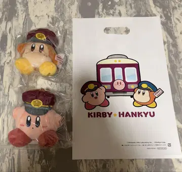 커비 와돌디 쇼핑백 포함 콜라보 마스코트 봉제 인형 한큐 기차