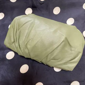 택 포함 새상품 ZARA HOME 자라 홈 그린 가죽 파우치 천연 가죽