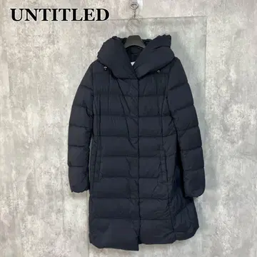 UNTITLED 후드 스트레치 다운 코트 0