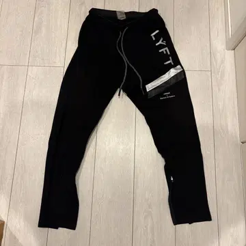 LYFT 블랙 조거 팬츠 M