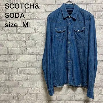 [ SCOTCH& SODA ] 스코치앤소다 데님 셔츠 M 사이즈 멋쟁이
