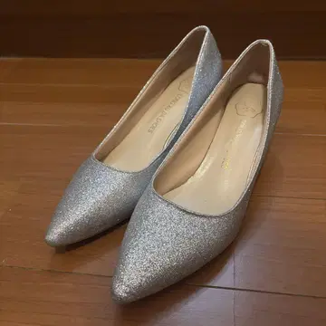 실버 글리터 펌프스