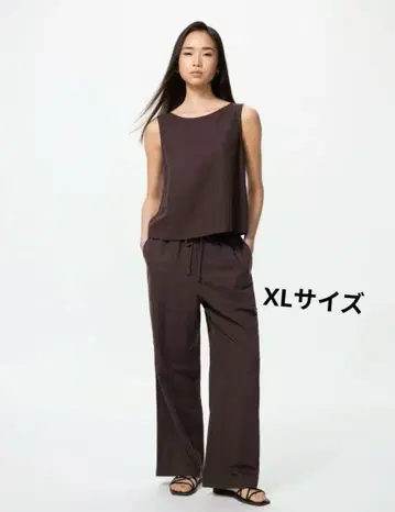 [기간 한정 판매] UNIQLO 린넨 블렌드 이지 팬츠 XL