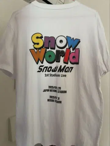 SnowWorld T셔츠 2025