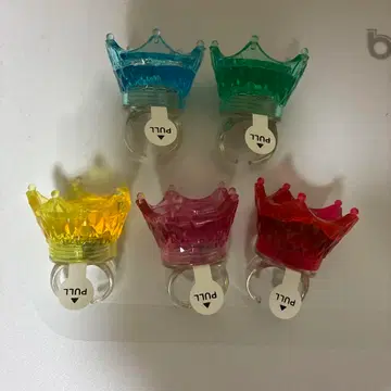 BIGBANG 왕관형 플래시 반지