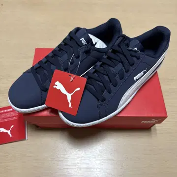 PUMA 푸마 스매시 백 스니커즈 네이비 x 화이트