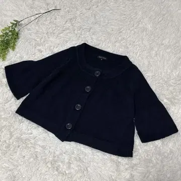MISCH MASCH [38] A라인 네이비 가디건