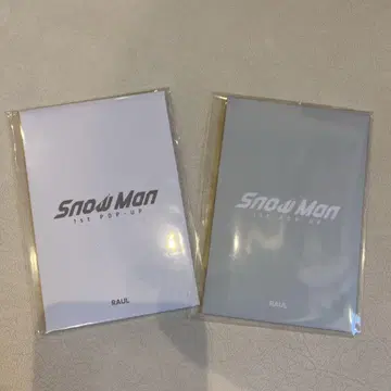 Snow Man 1st POP-UP Raul 포토카드 세트 2개 세트