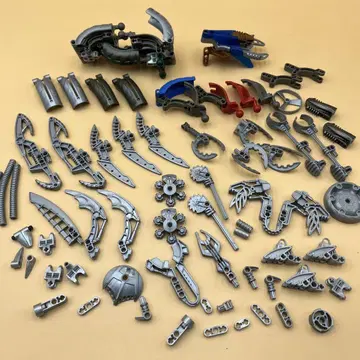 LEGO 바이오니클 부품 실버 특수 부품