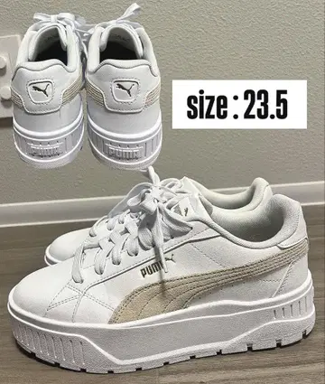 PUMA 카르멘 KARMEN 2 NU 통굽 스니커즈 23.5cm