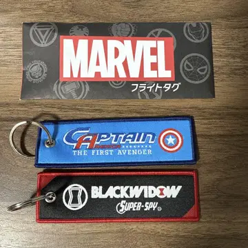 MARVEL 플라이트 택 캡틴 아메리카 블랙 위도우 2종 세트