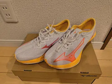 Mizuno 러닝화 화이트/오렌지 (26.5)