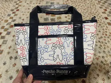 Psycho Bunny 컬러풀 토트백