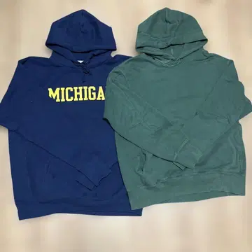 MICHIGAN 후드 부착 후드티 UNIQLO XL 남성용 후드티