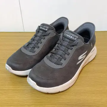SKECHERS GOWALK 슬립인 스니커즈 그레이 25.5cm