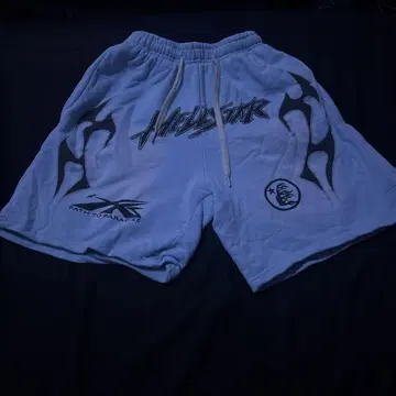 HELLSTAR 하프 팬츠 HELLSTAR 스카이블루
