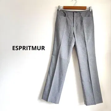 ESPRITMUR 에스프리뮬 스트레이트 레그 슬랙스 그레이