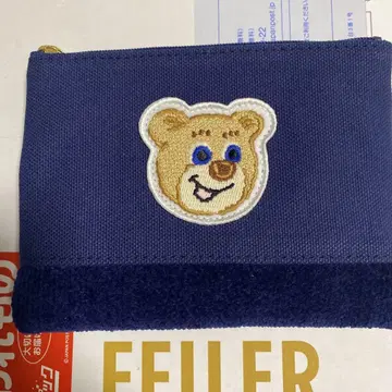 FEILER LOVERARY 올드 테디 와펜 파우치 네이비 새상품