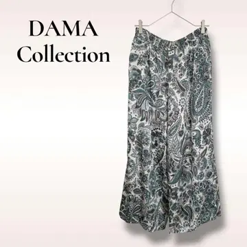 DAMA Collection 페이즐리 무늬 와이드 팬츠 L 사이즈 일본제