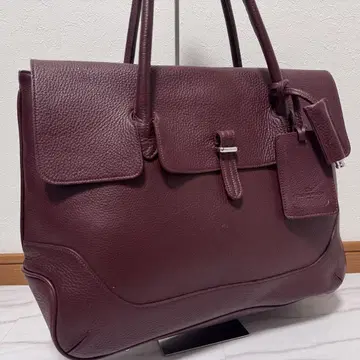 새상품급 펠레 몰비다 플랩 토트백 다크 레드 택&호루라기 포함