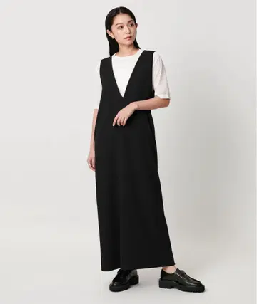 MARW UNITED ARROWS 말 저지 V넥 원피스