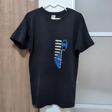 CHAMPION 챔피온 구제 의류 반팔 로고 프린트