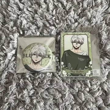 블루 록 white&pistachio 유라쿠초 마루이 캔뱃지 카드