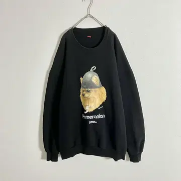 FREAK'S STORE 맨투맨 트레이닝복 포메라니안 개 레어